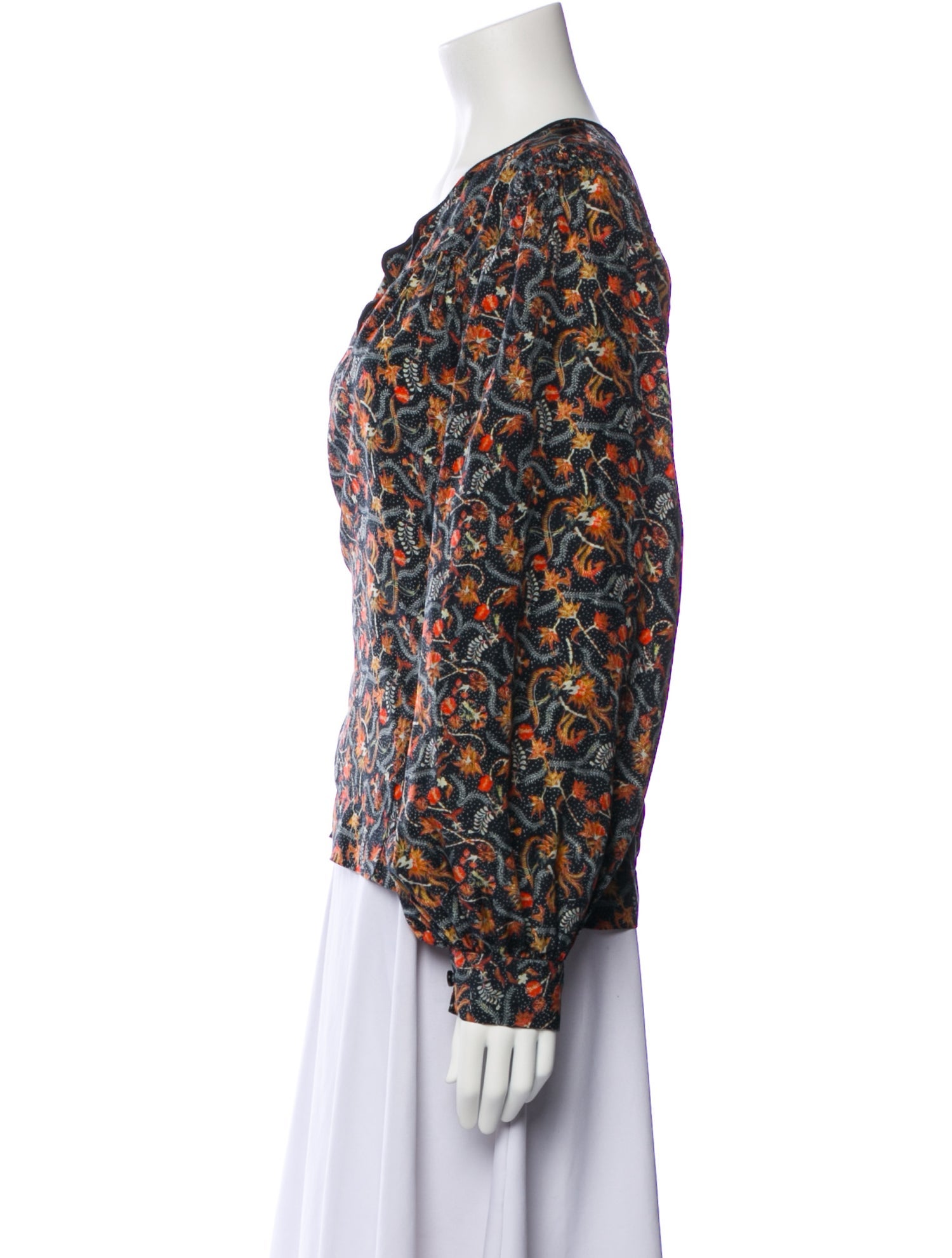 Isabel Marant Silk Printed Blouse