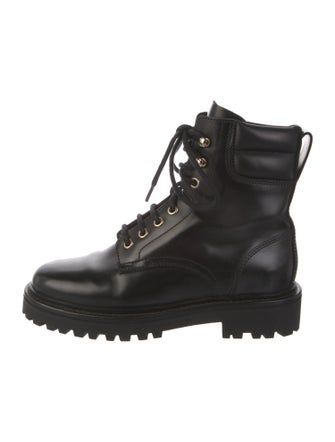 Isabel Marant Leather Combat Boots