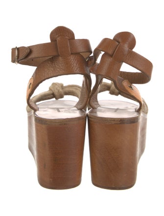 Isabel Marant Leather Espadrilles