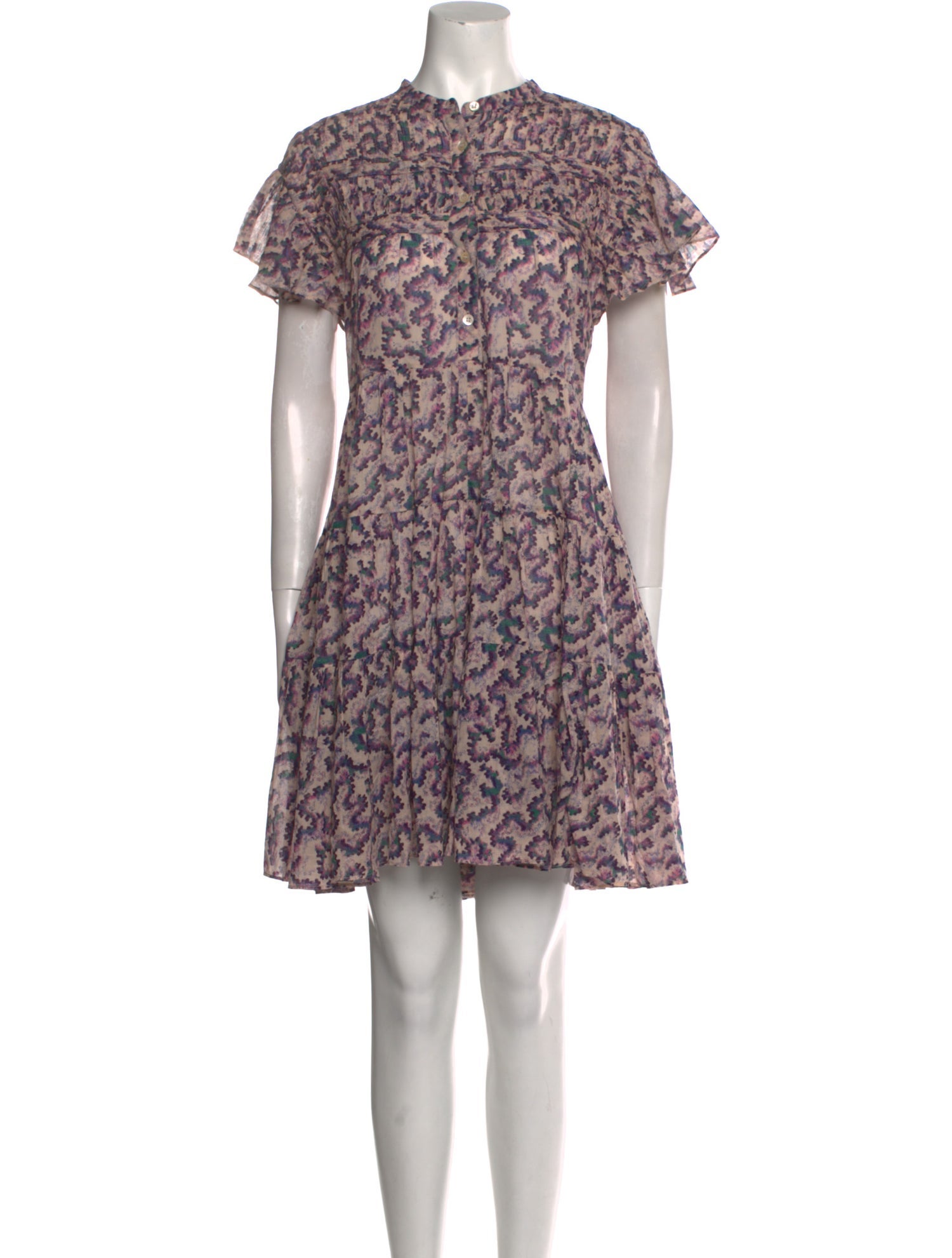 Isabel Marant Floral Print Mini Dress