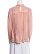 Isabel Marant Silk Mock Neck Blouse