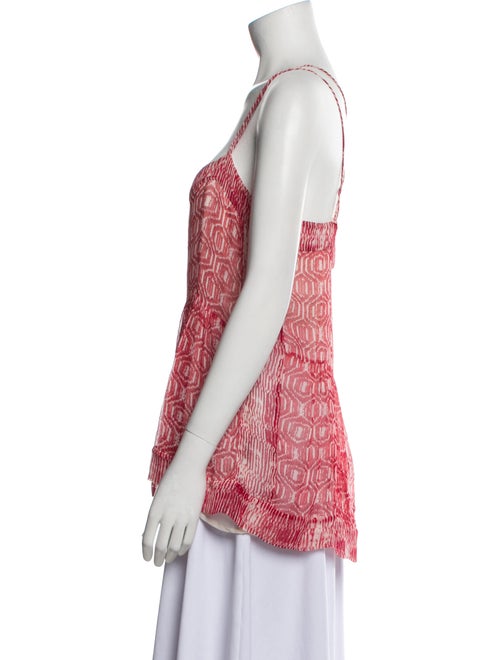 Isabel Marant Printed Square Neckline Top