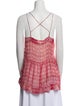Isabel Marant Printed Square Neckline Top