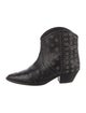 Isabel Marant Leather Studded Accents Western Boots