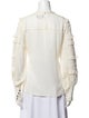 Isabel Marant Silk Mock Neck Blouse