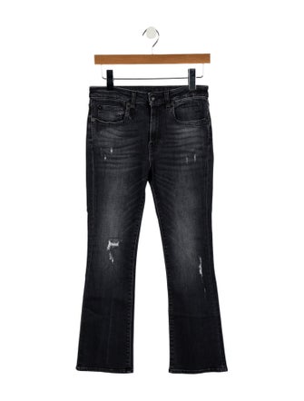Isabel Marant High-Rise Straight Leg Jeans