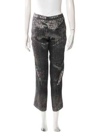 Isabel Marant Striped Straight Leg Pants