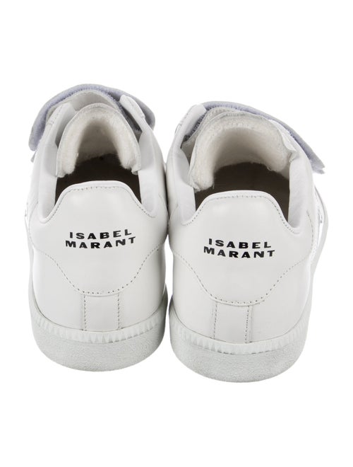Isabel Marant Leather Graphic Print Sneakers