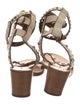 Isabel Marant Leather Crystal Embellishments Gladiator Sandals