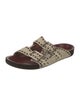 Isabel Marant Leather Eyelet Trim Slides