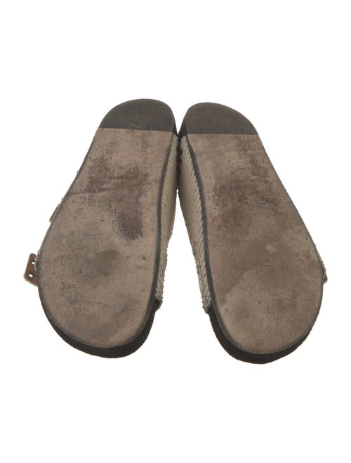 Isabel Marant Leather Eyelet Trim Slides