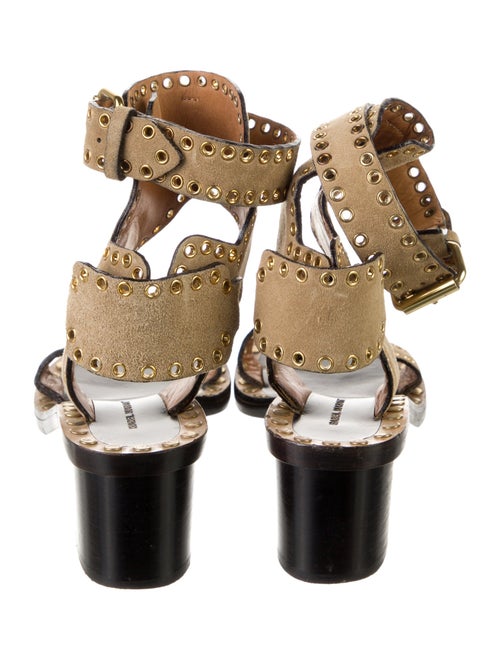 Isabel Marant Suede Studded Accents Sandals
