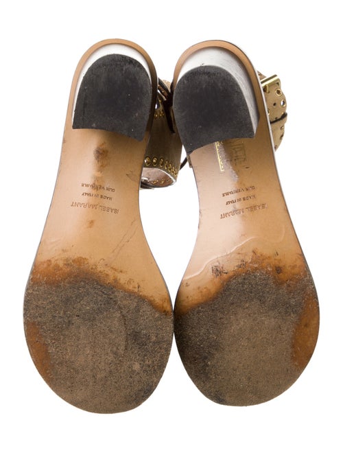 Isabel Marant Suede Studded Accents Sandals