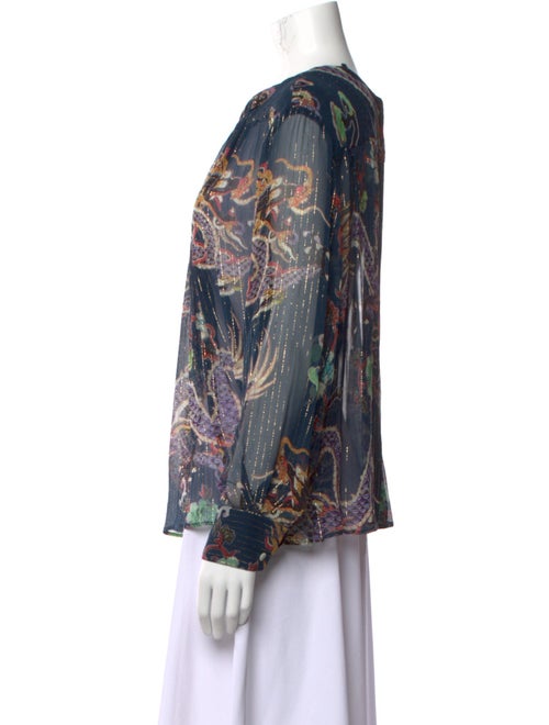 Isabel Marant Silk Printed Blouse