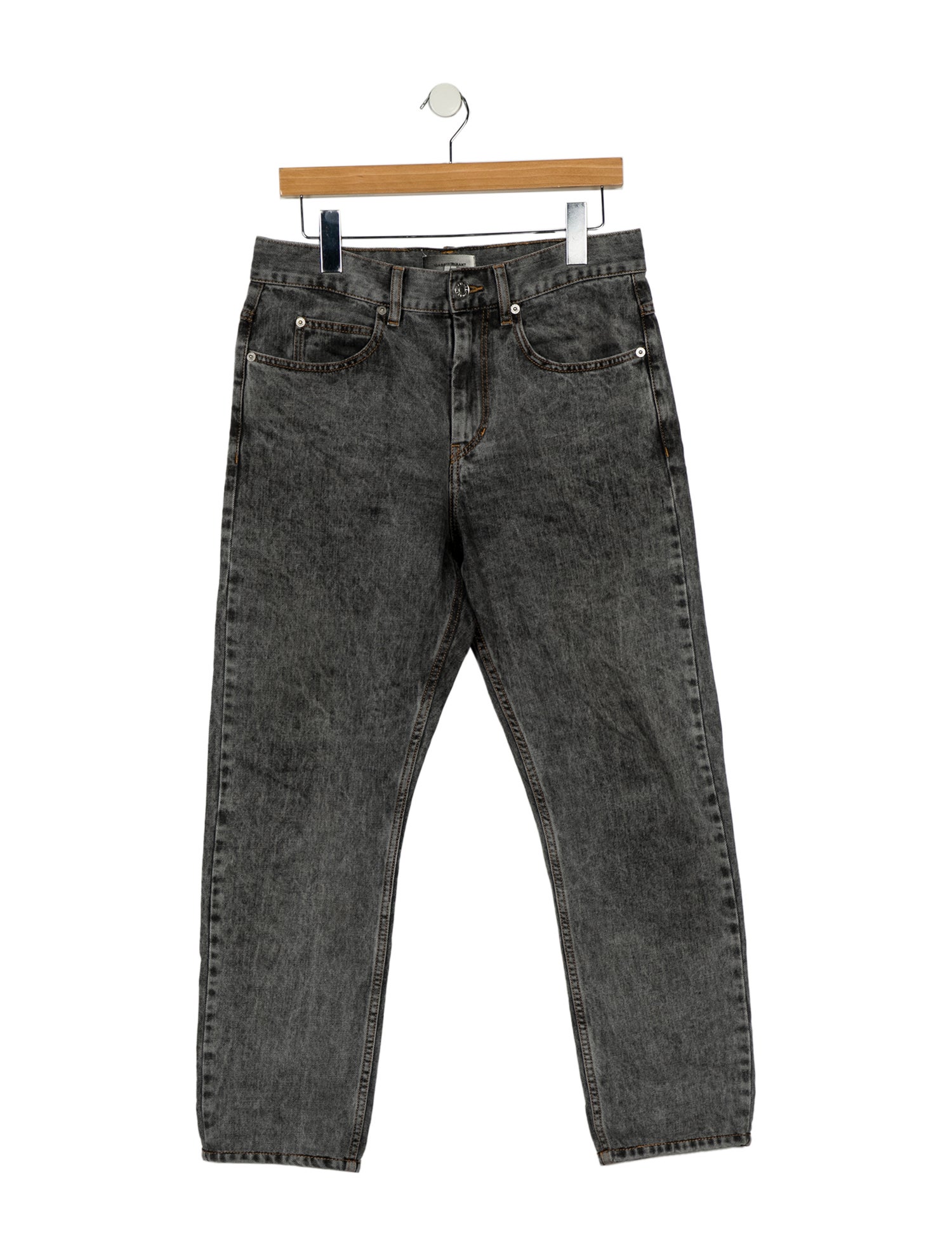 Isabel Marant High-Rise Straight Leg Jeans