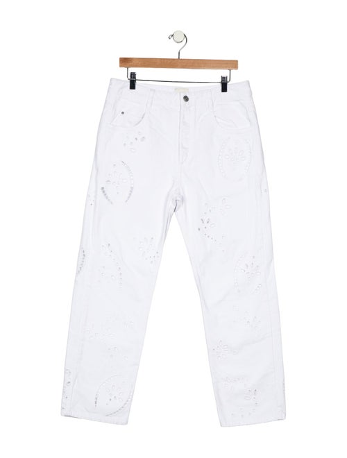 Isabel Marant High-Rise Straight Leg Jeans