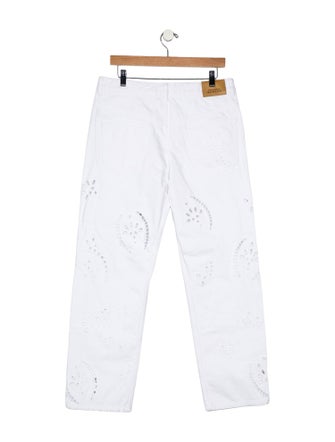 Isabel Marant High-Rise Straight Leg Jeans