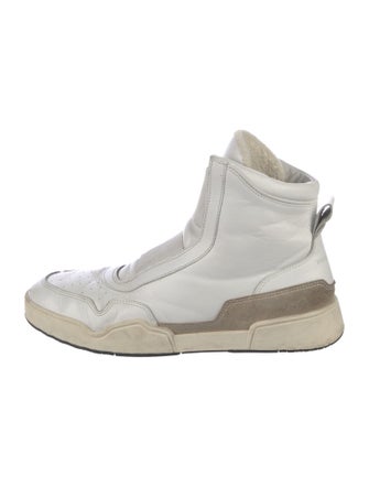 Isabel Marant Leather Wedge Sneakers