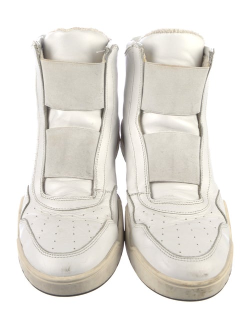 Isabel Marant Leather Wedge Sneakers