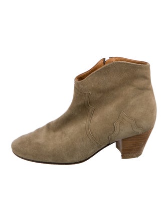 Isabel Marant Suede Western Boots