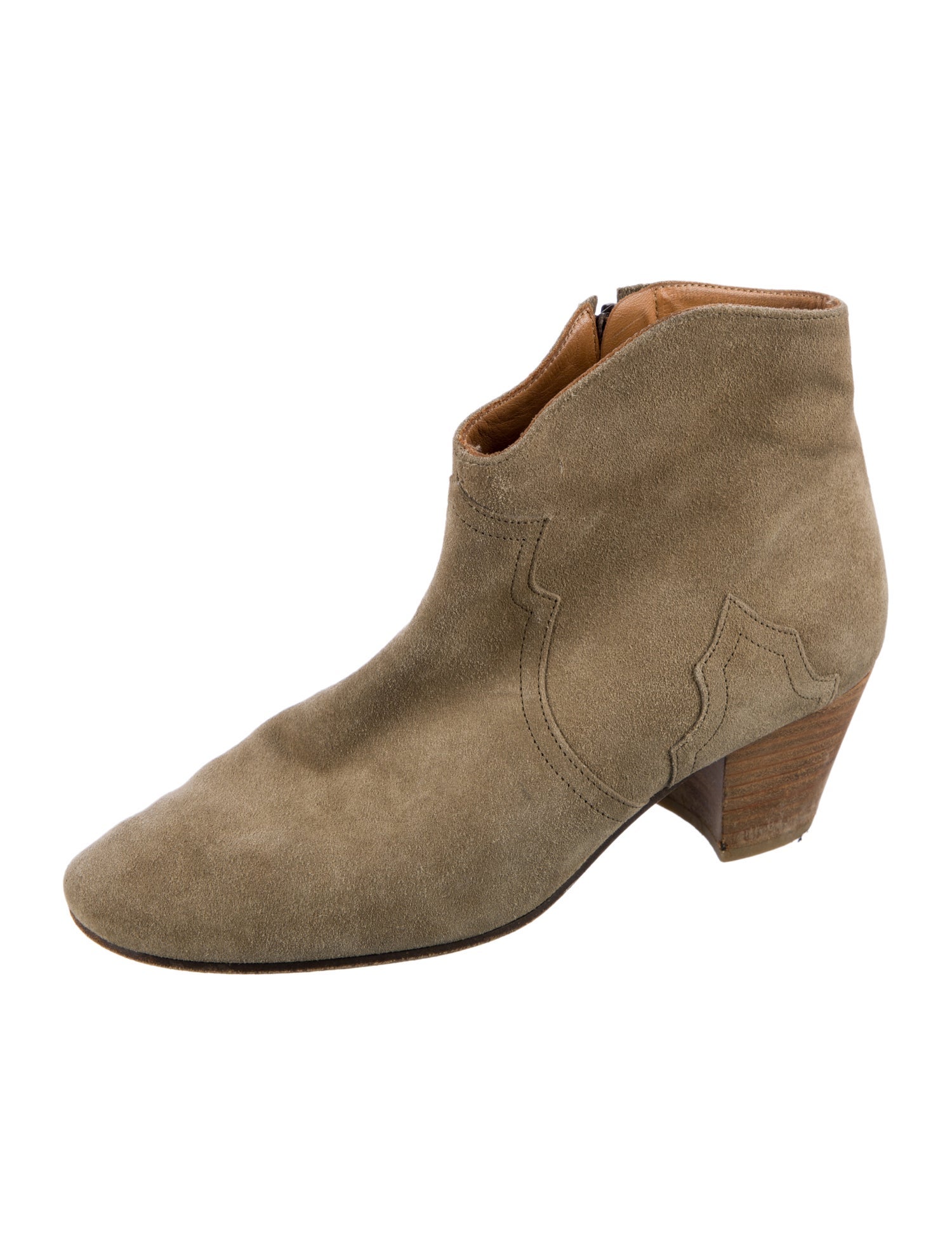 Isabel Marant Suede Western Boots