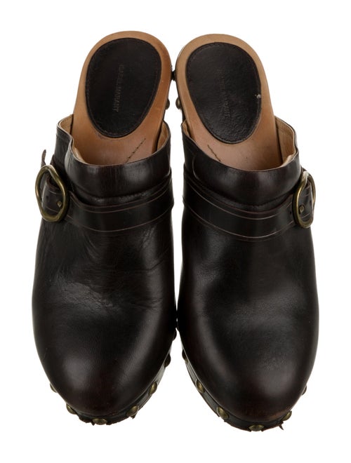 Isabel Marant Leather Studded Accents Mules