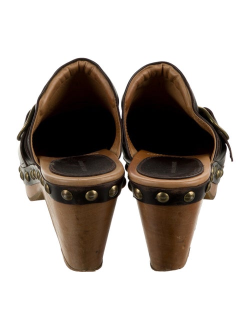 Isabel Marant Leather Studded Accents Mules