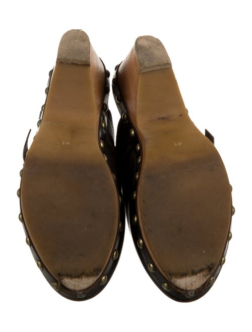 Isabel Marant Leather Studded Accents Mules