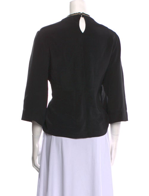 Isabel Marant Graphic Print Crew Neck Blouse