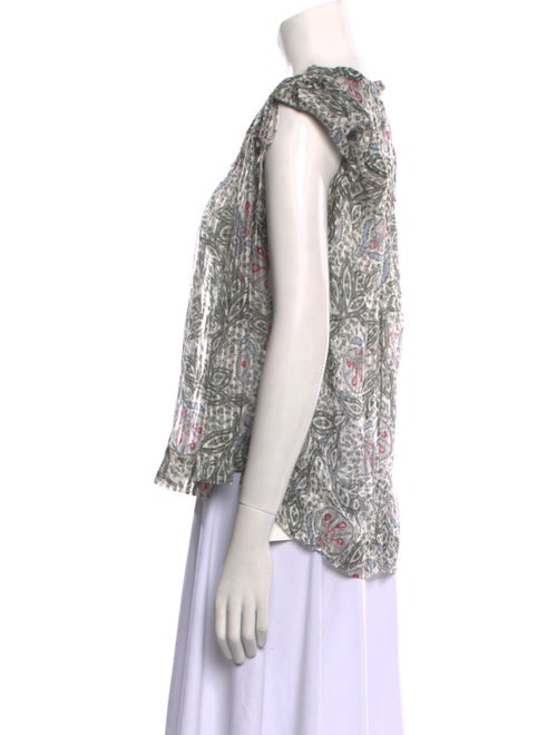 Isabel Marant Silk Floral Print Blouse