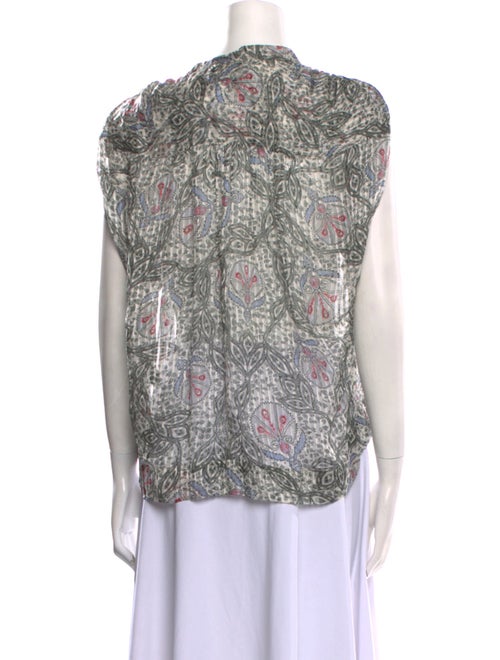 Isabel Marant Silk Floral Print Blouse