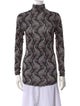 Isabel Marant Paisley Print Turtleneck Blouse