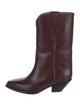 Isabel Marant Patent Leather Western Boots