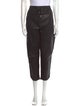 Isabel Marant Leather Straight Leg Pants