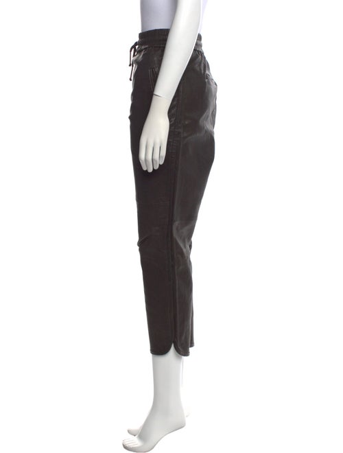 Isabel Marant Leather Straight Leg Pants