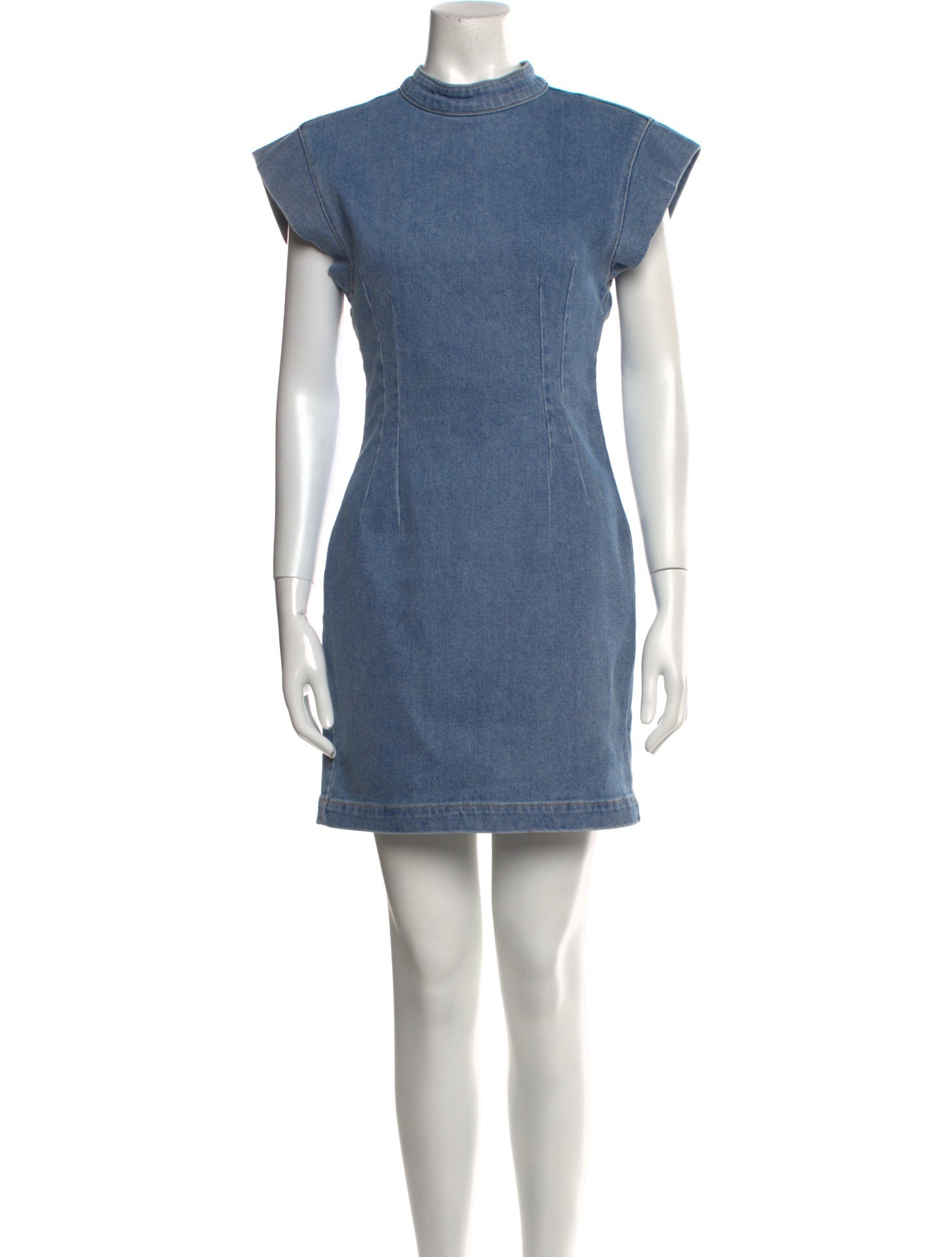 Isabel Marant Mock Neck Mini Dress