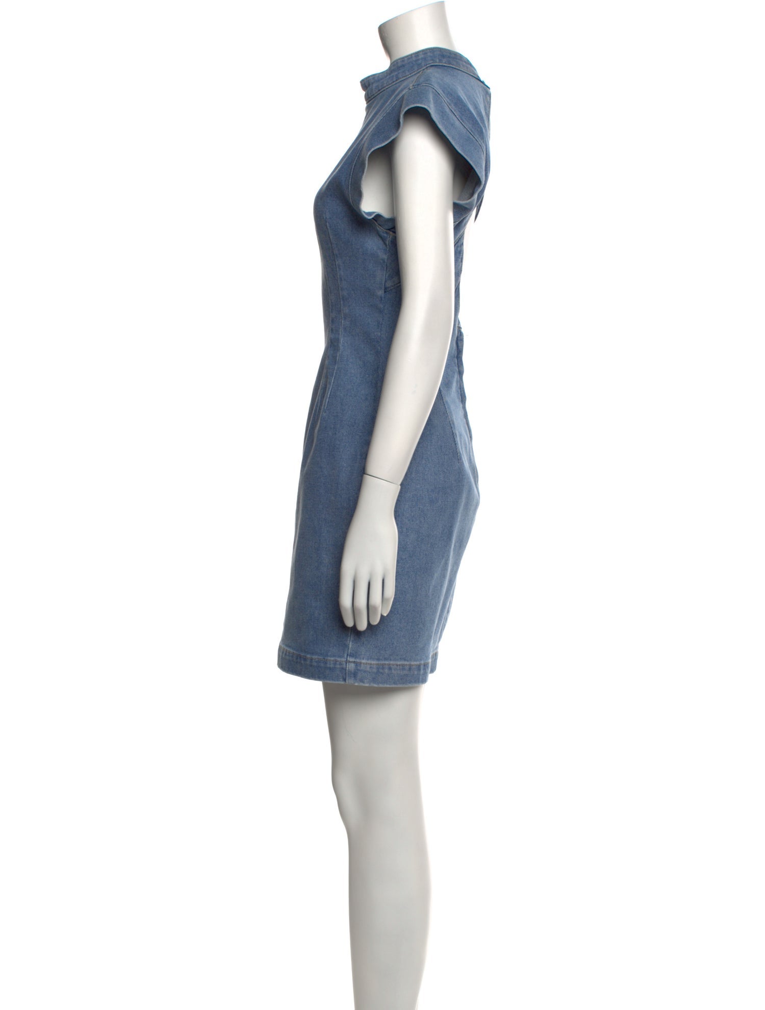 Isabel Marant Mock Neck Mini Dress