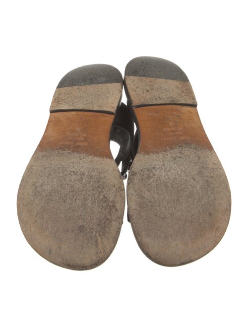 Isabel Marant Suede Printed Gladiator Sandals