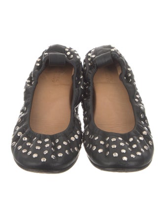 Isabel Marant Leather Printed Ballet Flats