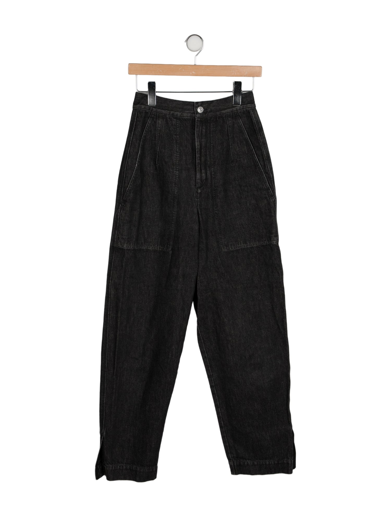 Isabel Marant High-Rise Straight Leg Jeans