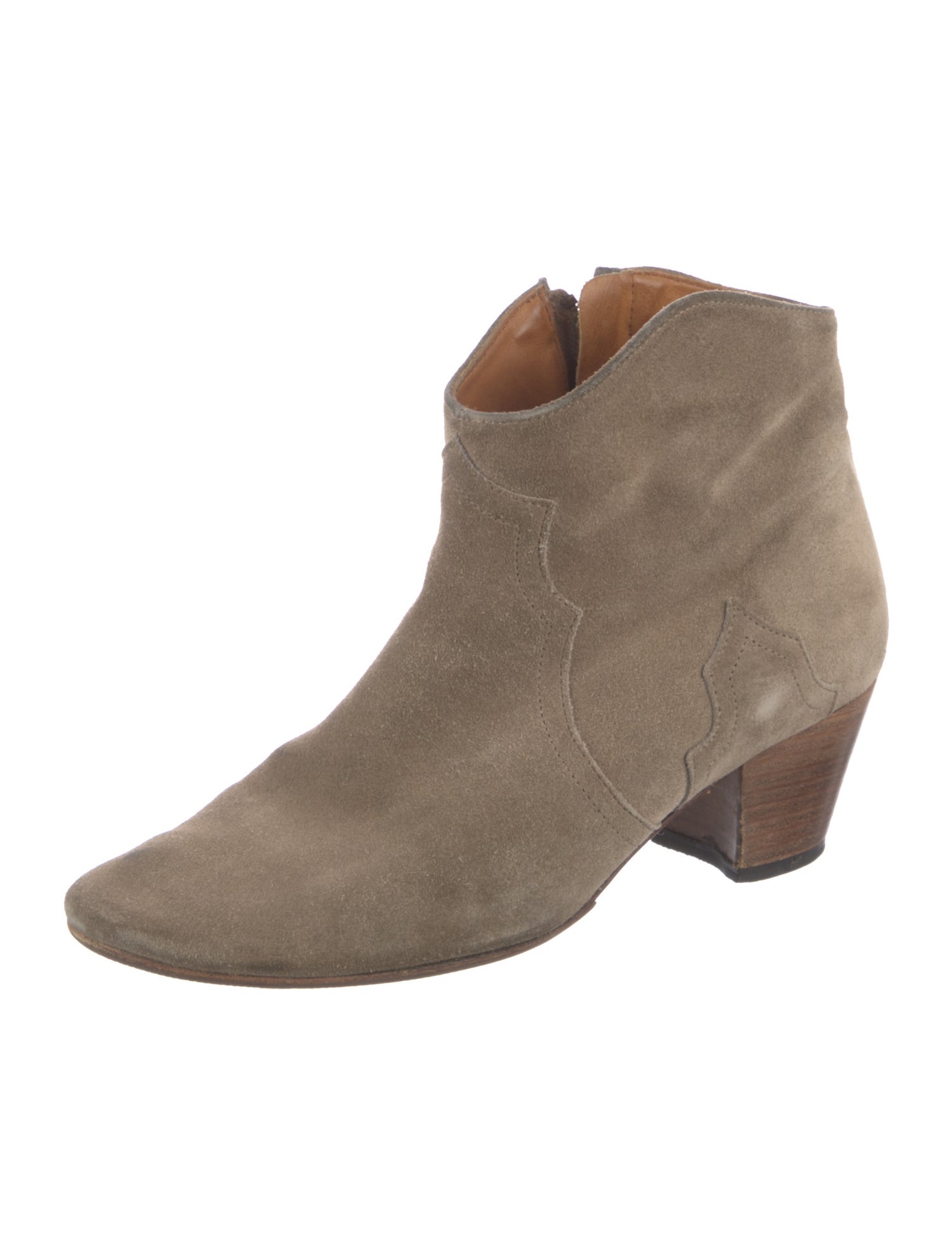 Isabel Marant Suede Western Boots