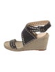 Isabel Marant Suede Whipstitch Trim Espadrilles