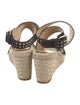 Isabel Marant Suede Whipstitch Trim Espadrilles