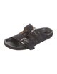 Isabel Marant Suede Embroidered Accent Slides
