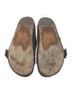 Isabel Marant Suede Embroidered Accent Slides
