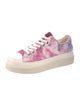 Isabel Marant Canvas Leather Trim Embellishment Sneakers