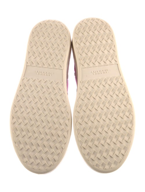 Isabel Marant Canvas Leather Trim Embellishment Sneakers