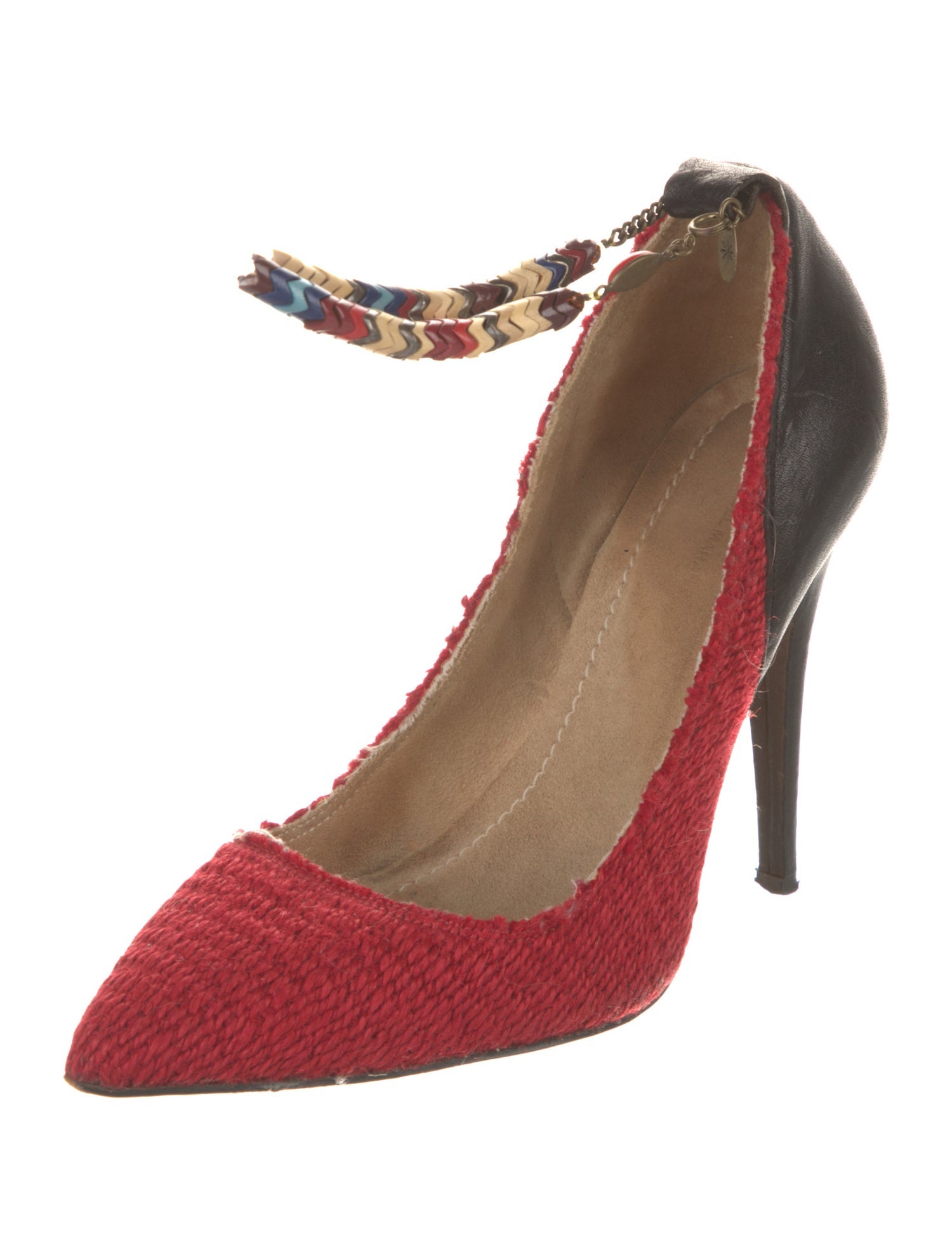 Isabel Marant Tweed Animal Print Pumps