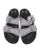 Isabel Marant Denim Striped Slides