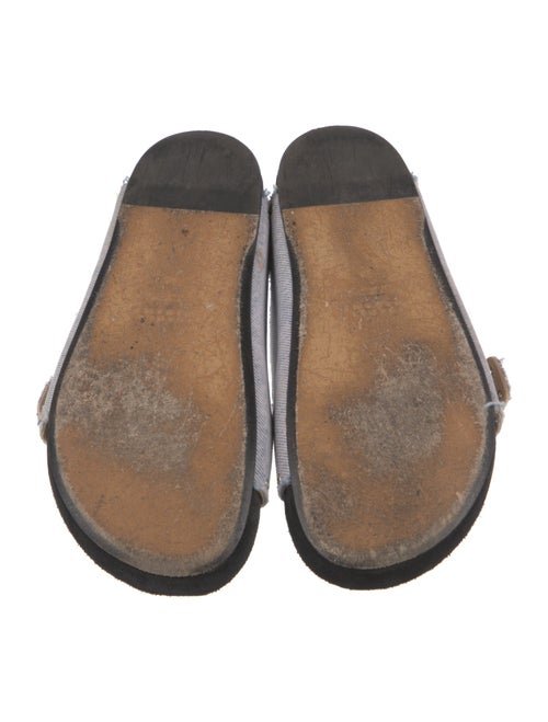 Isabel Marant Denim Striped Slides